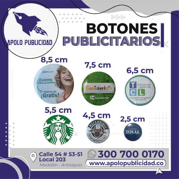 BOTONES PUBLICITARIOS
